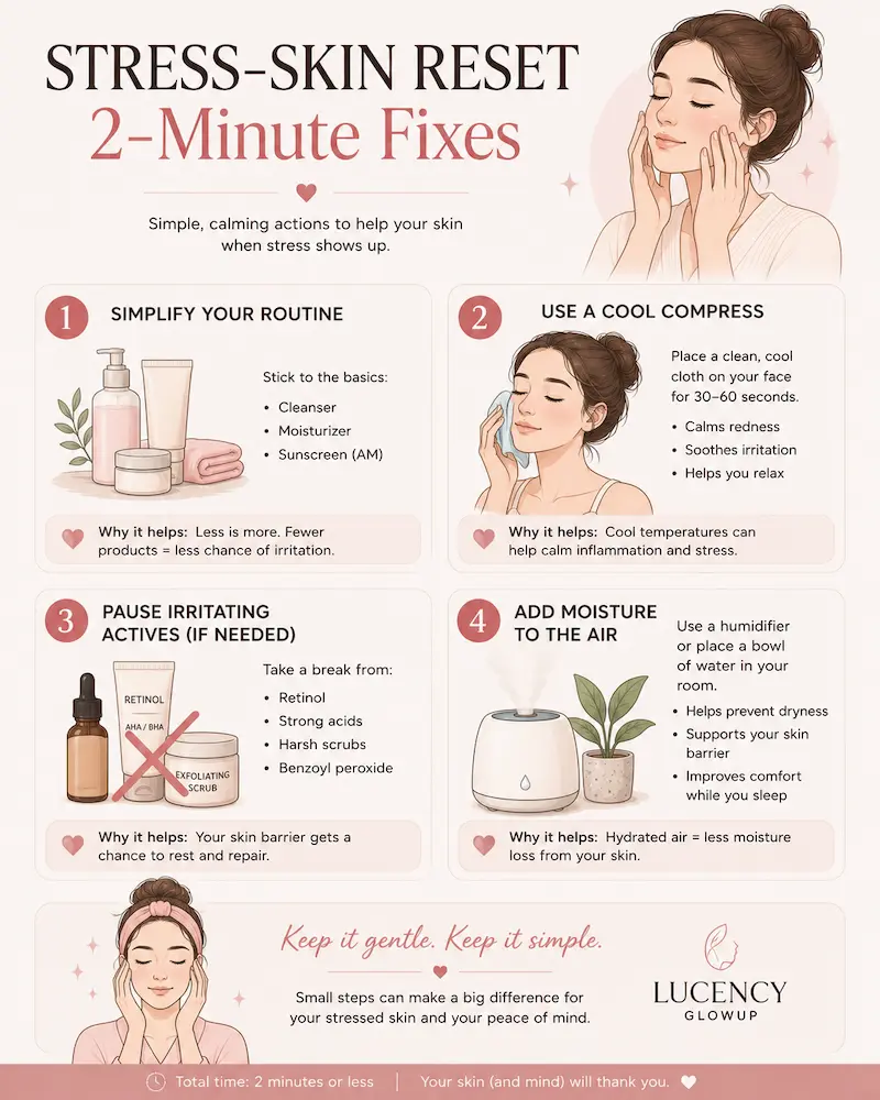 Simple skincare fixes for stressed and sensitive skin